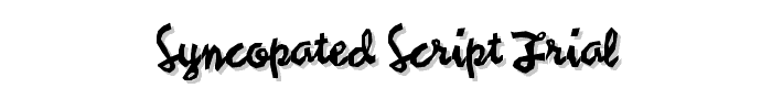 Syncopated Script Trial font